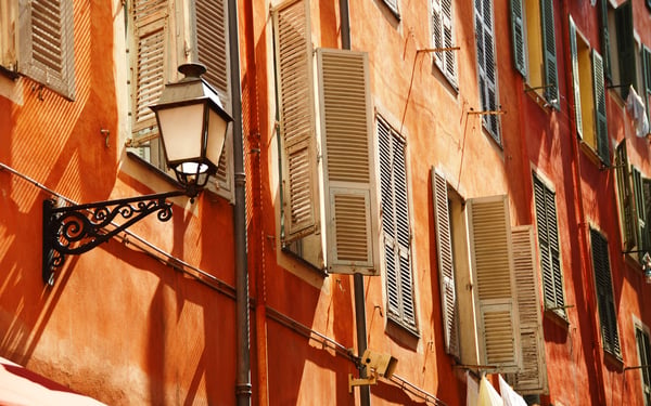 Nice old town, France