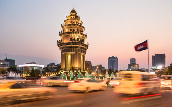 Independence Monument in Phnom Penh, Cambodia