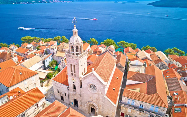 Cathedral in Korcula, Croatia