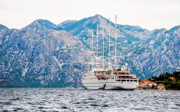 Wind Surf in Kotor, Montenegro