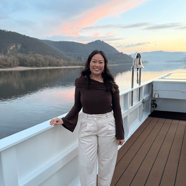 Melina on board Senic Opal