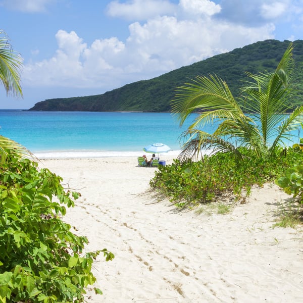 Flamenco Beach on Isla Culebra, Puerto Rico