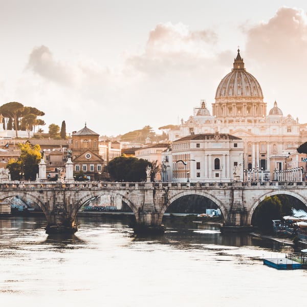 st angelo bridge in rome