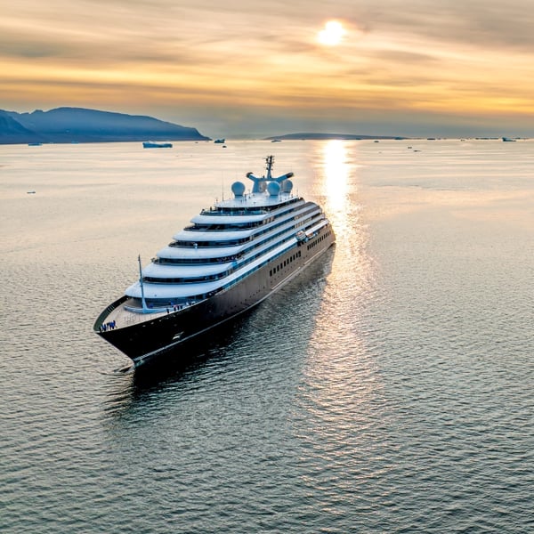 Scenic Eclipse I Disko Bay, Greenland