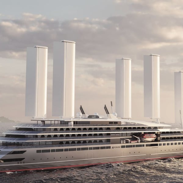 Ponant's new zero-emissions oceangoing cruise ship