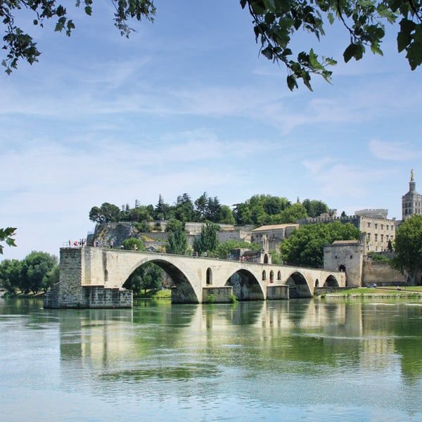 The Rhone in Avignon