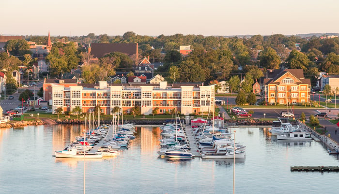 Charlottetown harbour, Canada