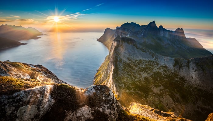 Segla mountain in Senja, Norway