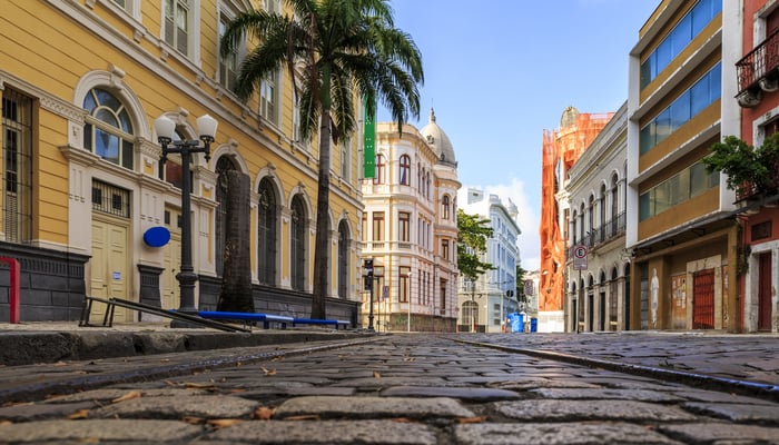 Rua do Bom Jesus in Recife, Brazil