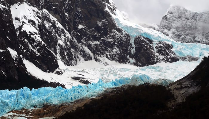 Italia Glacier in Alberto de Agostini National Park, Chile