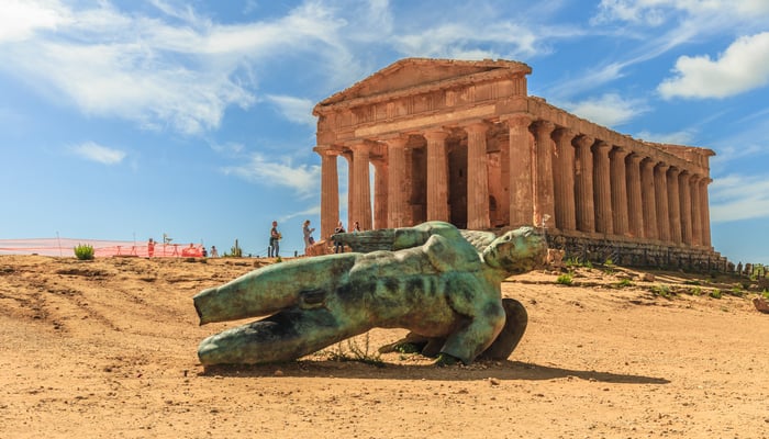 Valley of the Temples near Agrigento, Sicily