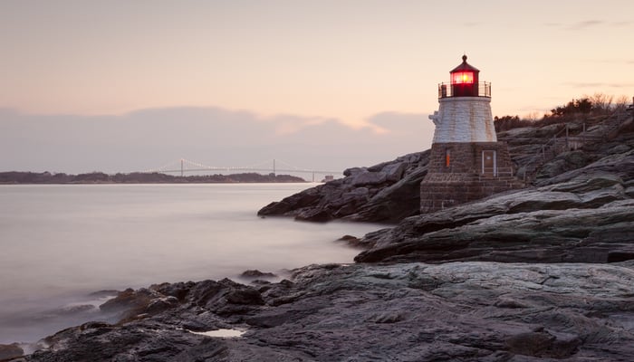 Castle Hill lighthouse, Newport, Rhode Island