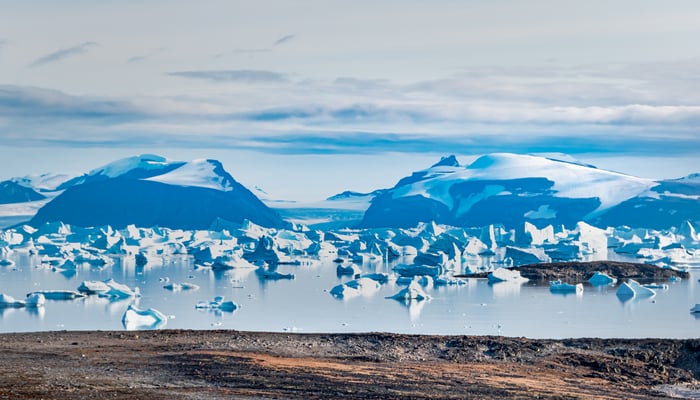 Iceberg graveyard, Savissivik Bay, Greenland
