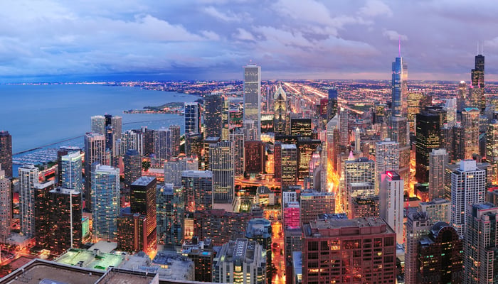 Chicago skyline, USA