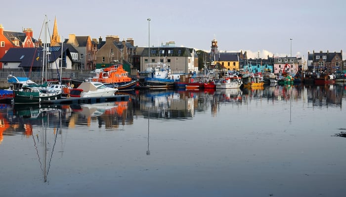 Stornoway harbour, Scotland