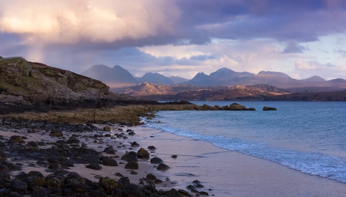 Sandy beach near Gairloch, Scotland