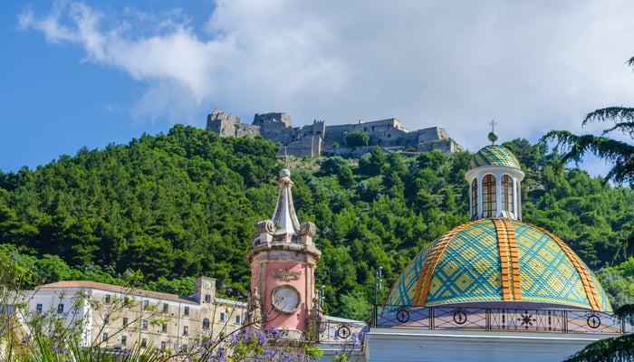Santissima Annunziata church and castle, Salerno