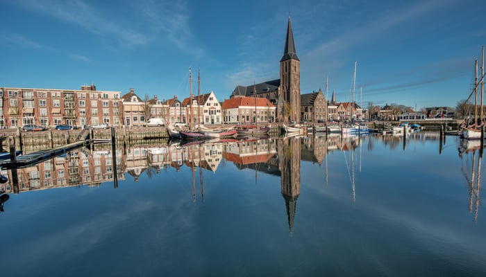 Harlingen harbour, Netherlands