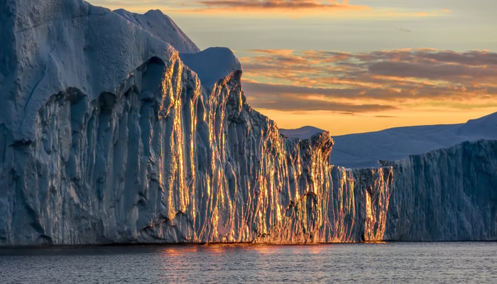 Disko Bay Glacier Greenland