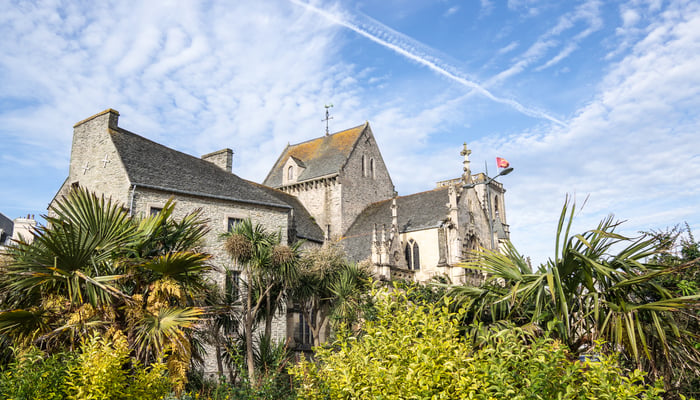 Saint Trinité Basilica in Cherbourg, France