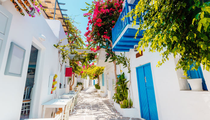 Houses in Paros, Greece