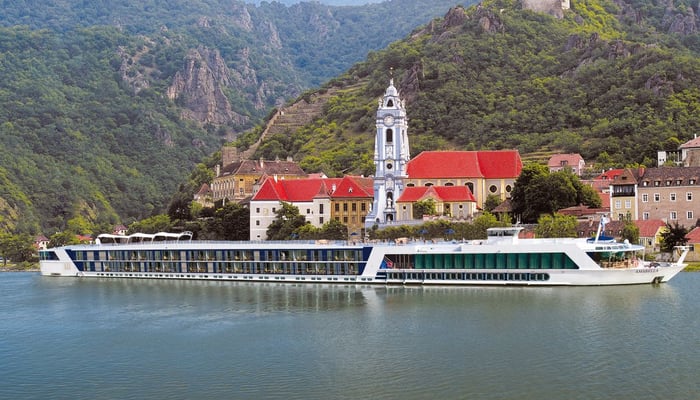 AmaBella river ship in Durnstein