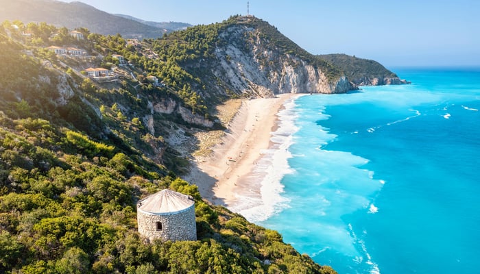 Milos beach, Lefkada, Greece