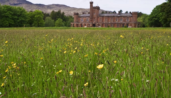 Kinloch Castle in Rum, Scotland