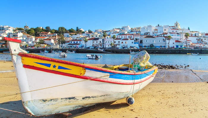 Boat in Portimao, Portugal