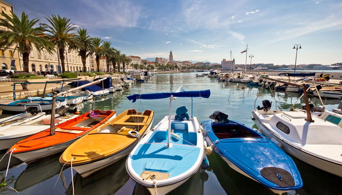 Split harbour, Croatia