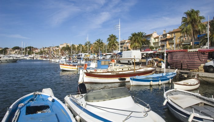 Bandol marina, France