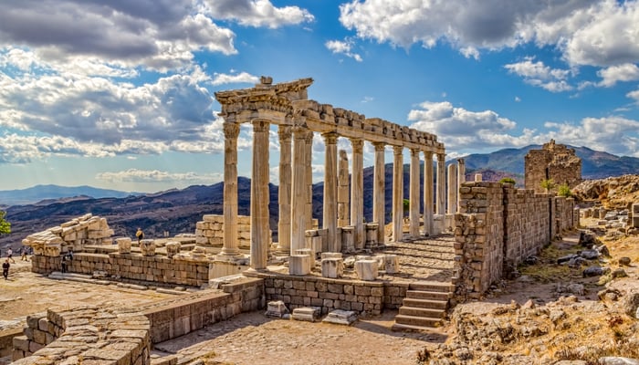 Temple of Trajan at Pergamum, Turkey