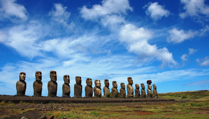 Pacific island expedition cruises - Moai statues, Easter Island