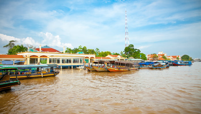 My Tho port, Vietnam