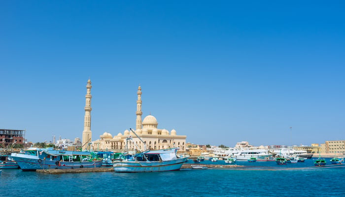 Central mosque in Hurghada, Egypt
