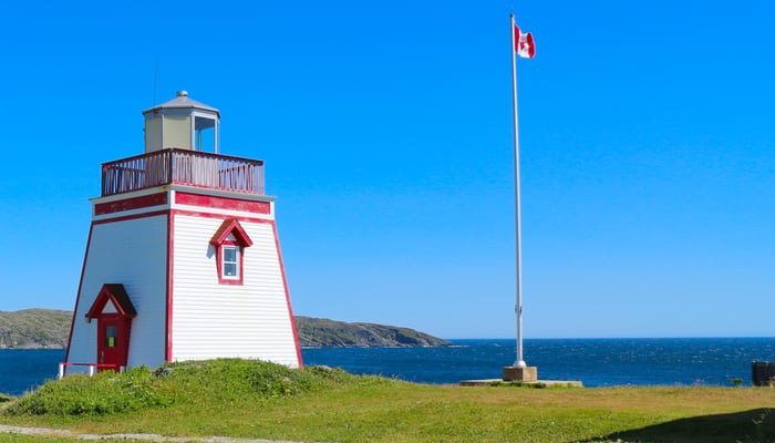St Anthony harbour, Newfoundland, Canada