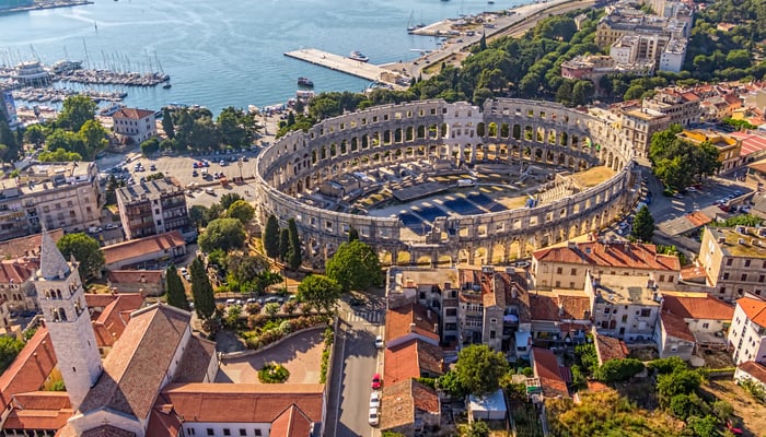 Roman theatre of Pula, Croatia