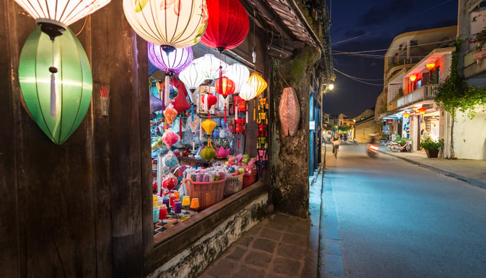 Hoi An lanterns at night