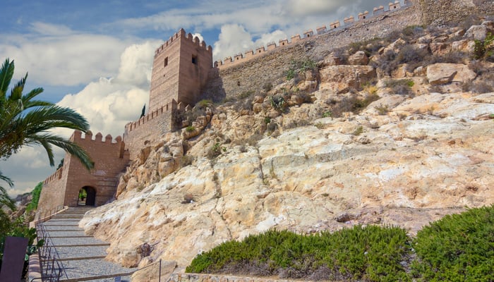Alcazaba and Cerro de San Cristóbal, Almeria, Spain