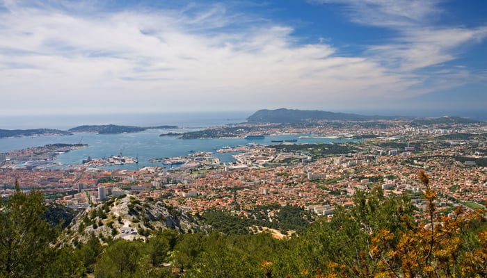 View of Toulon, France