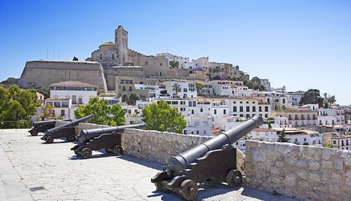 Dalt Vila in Ibiza, Spain