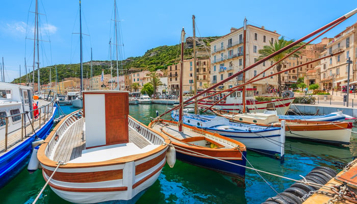 Fishing boats in Bonifacio, Corsica
