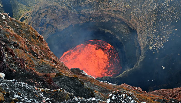 Mount Marum volcano on Ambrym island, Vanuatu
