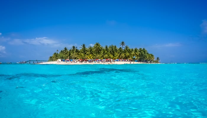 Johnny Cay island near San Andrés, Colombia