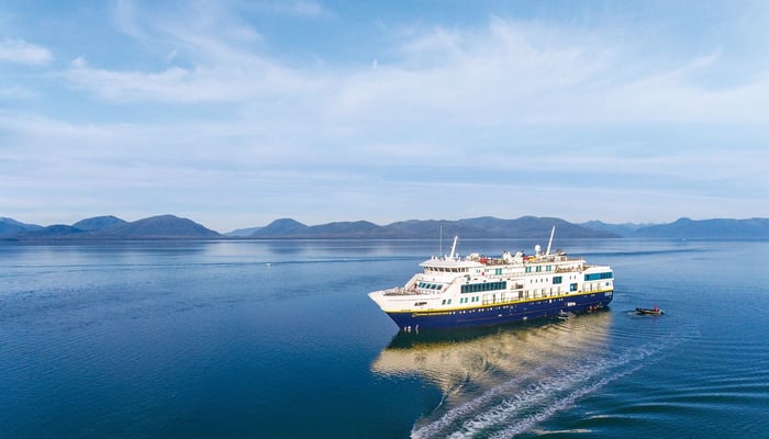 National Geographic Quest at sea