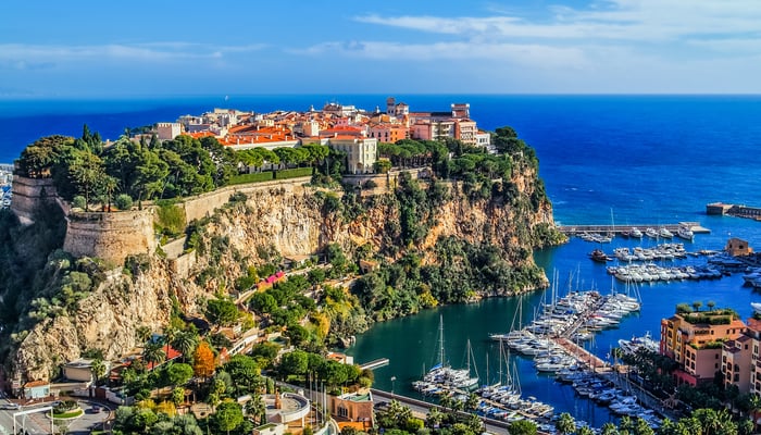 Aerial view of Monte Carlo