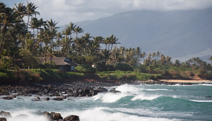 Beach near Kahului, Maui, Hawaii