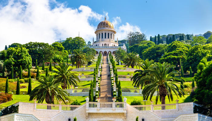 Bahai Gardens in Haifa, Israel