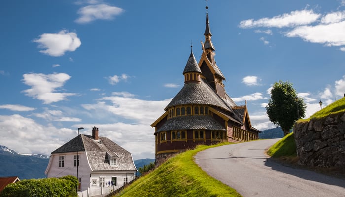 St Olaf's Church, Balestrand, Norway