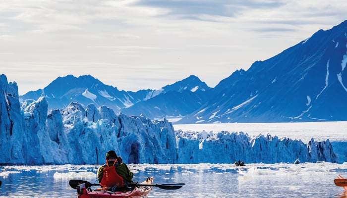 Solo traveller on an expedition cruise